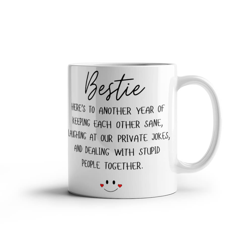 Bestie Survival Ceramic Mug