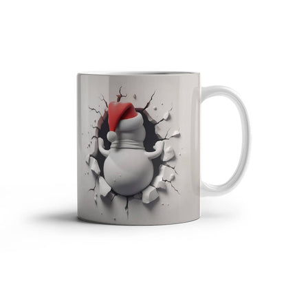 Frosty Breakthrough Holiday Ceramic Mug