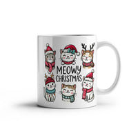 "Meowy Christmas" Cat Lovers Ceramic Mug