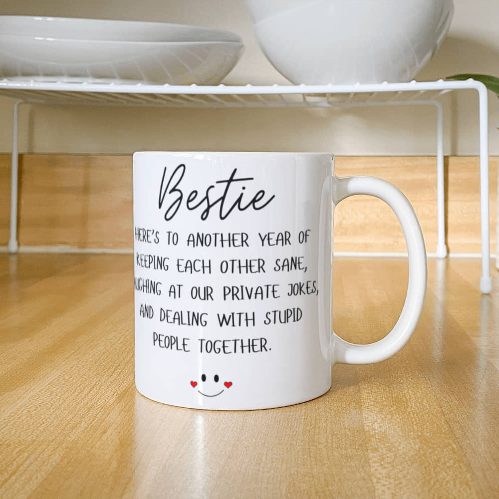 Bestie Survival Ceramic Mug