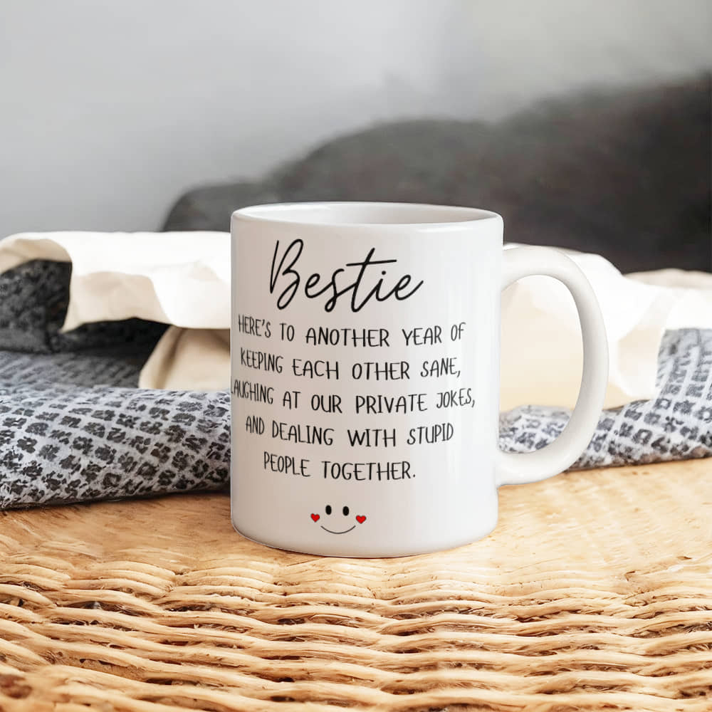 Bestie Survival Ceramic Mug