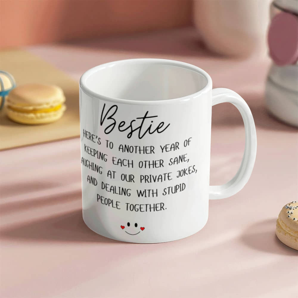 Bestie Survival Ceramic Mug