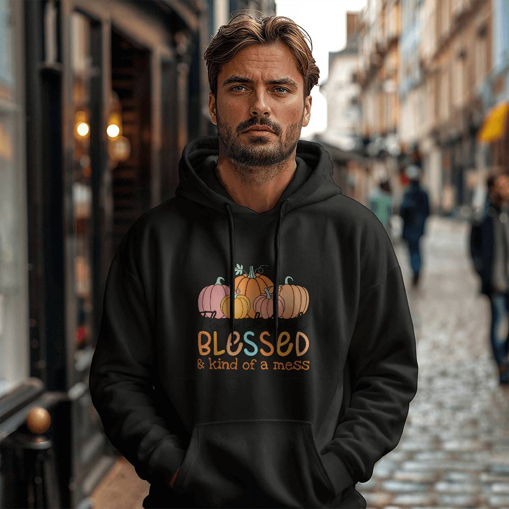 Blessed Mess Adult Hoodie